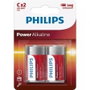 Philips Pilas Alcalinas C LR14 1,5V (Pack de 2 unidades)